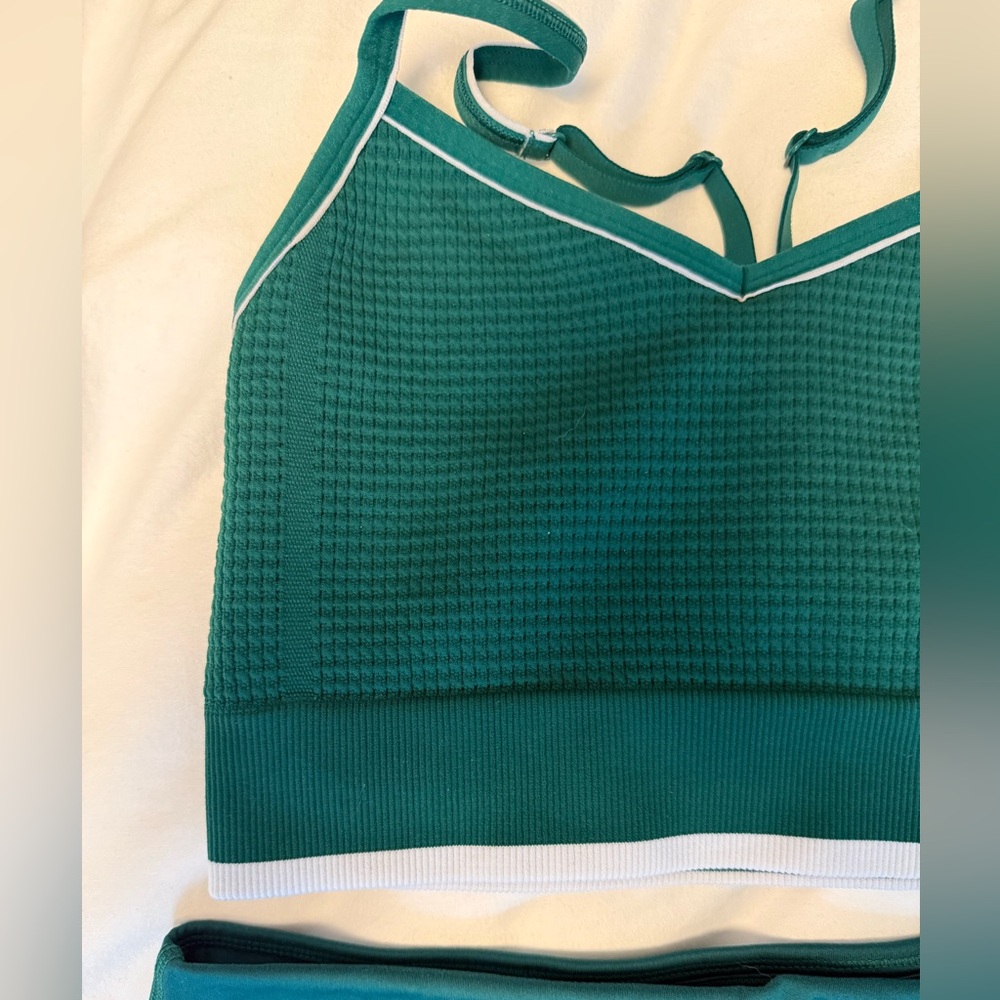 2-piece tennis outfit in dark green - Picture 3 of 3